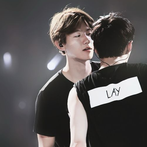 A moment captured by Lay (EXO)'s fan