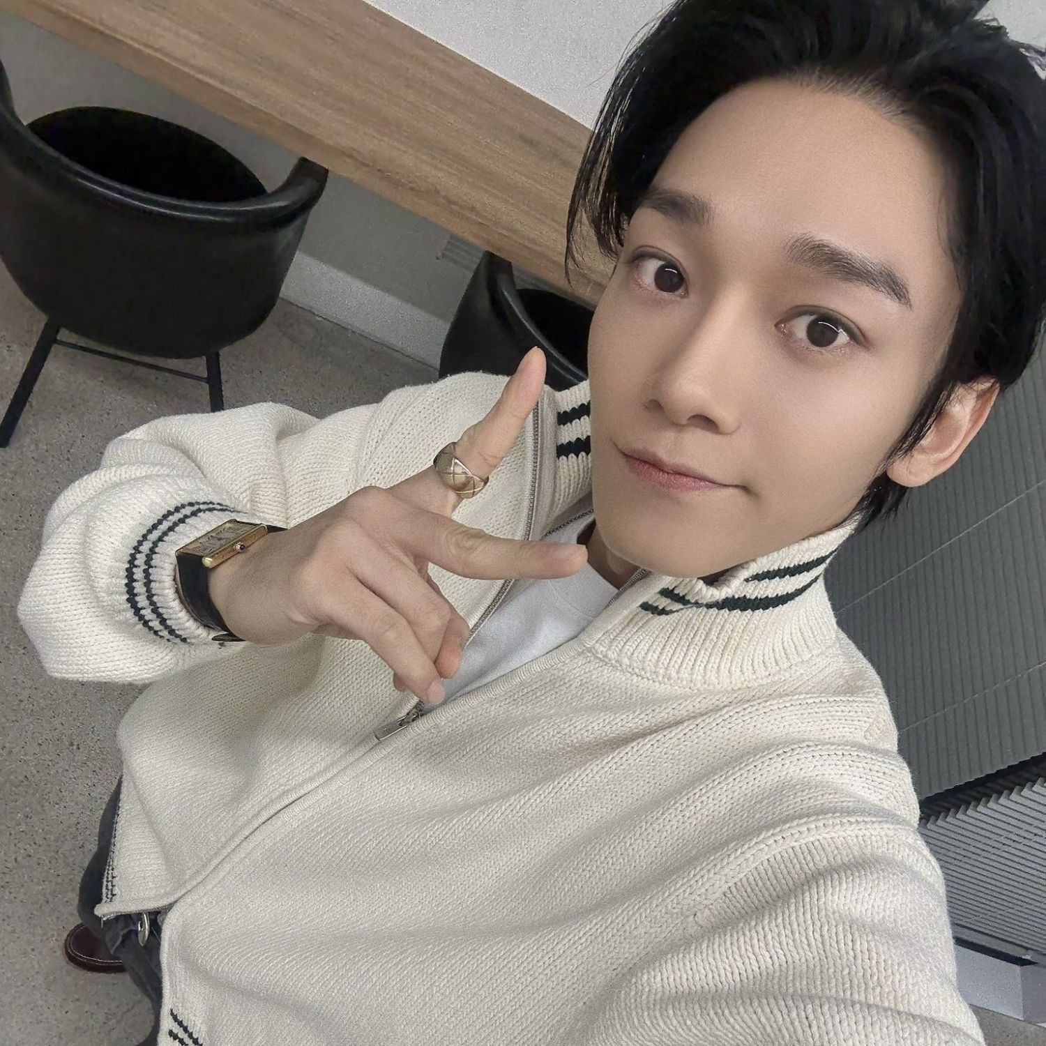 A moment captured by Chen (EXO)'s fan