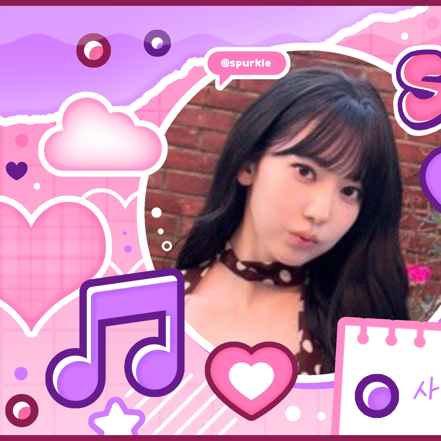 A moment captured by Sakura (LE SSERAFIM)'s fan