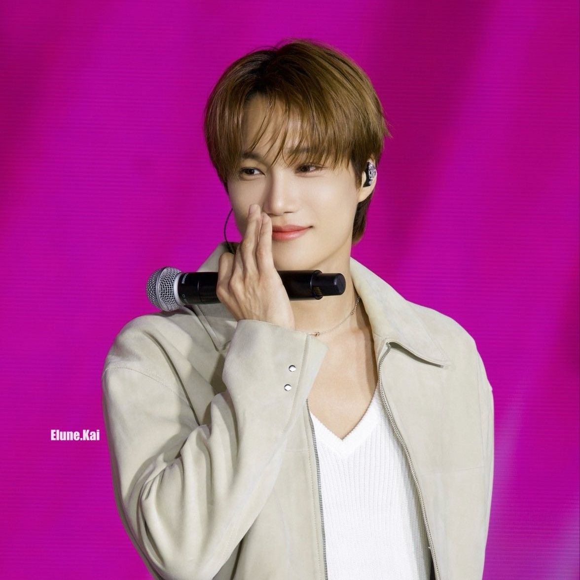 Recent activity shot of Kai (EXO)