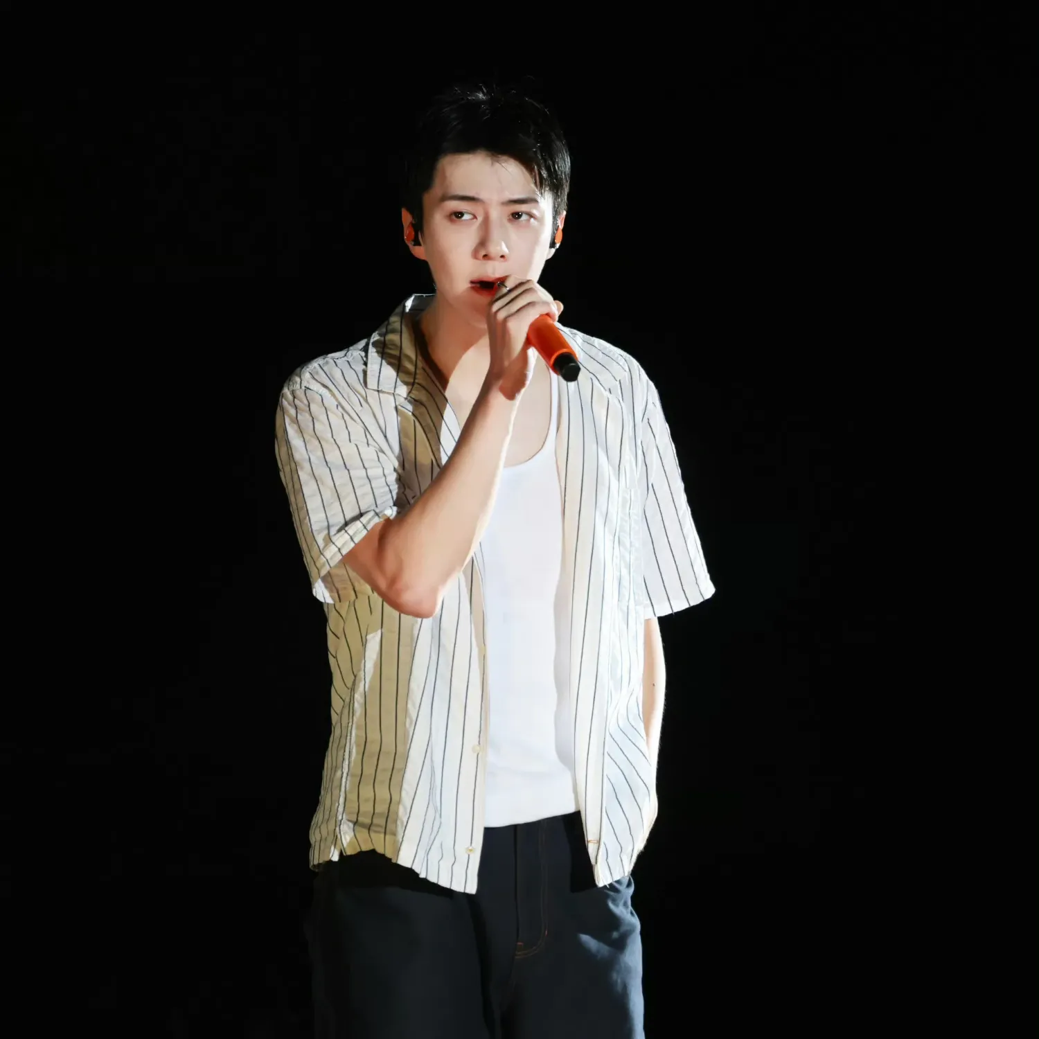 Recent activity shot of Sehun (EXO)