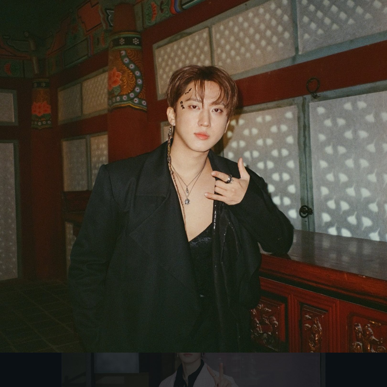 A moment captured by Stray Kids's fan