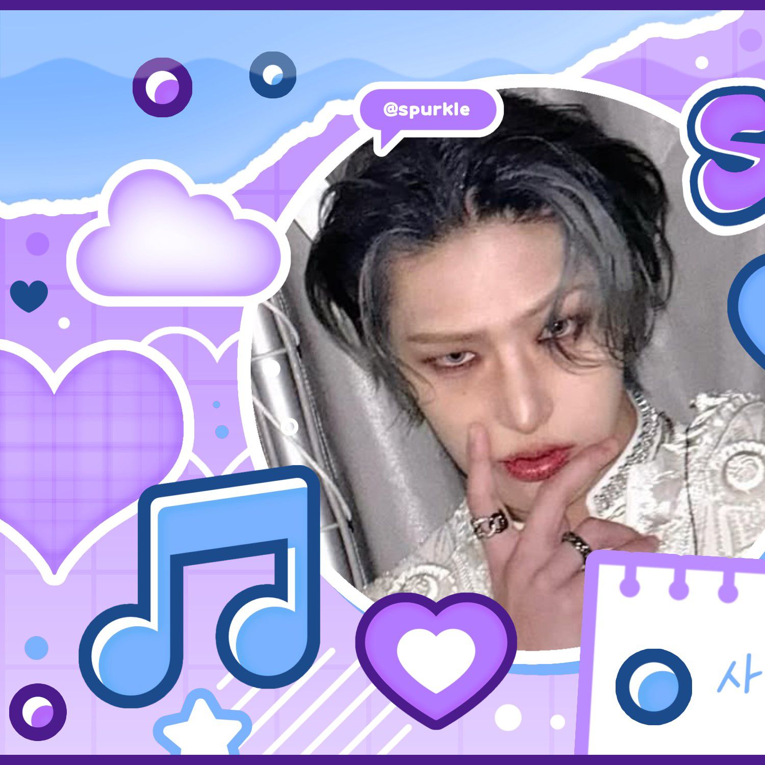 Recent activity shot of Mingi (ATEEZ)