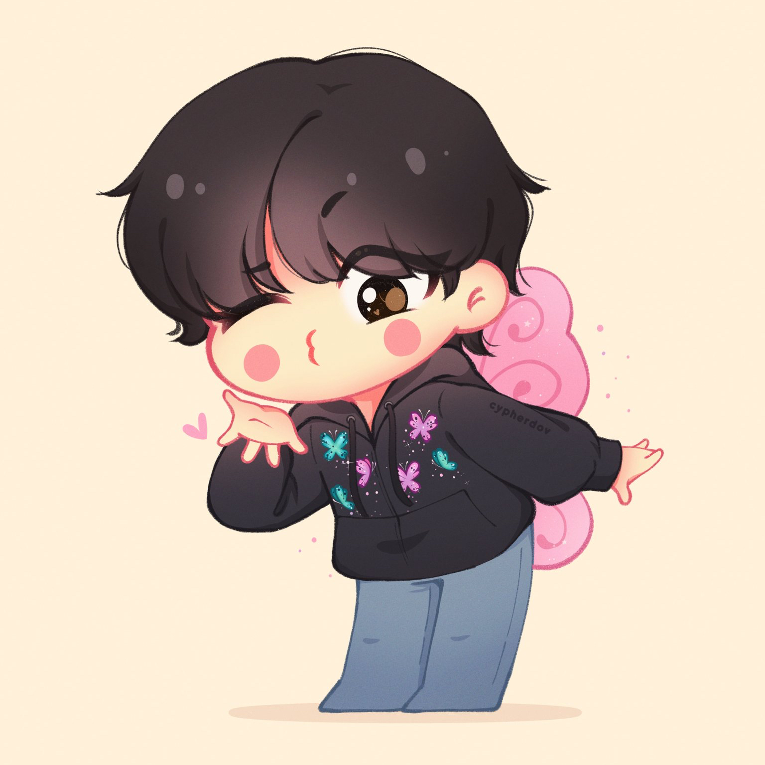 진 (방탄소년단)의 비하인드 컷