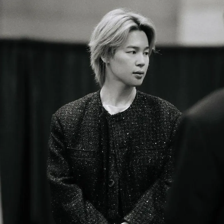 Recent activity shot of Jimin (BTS)