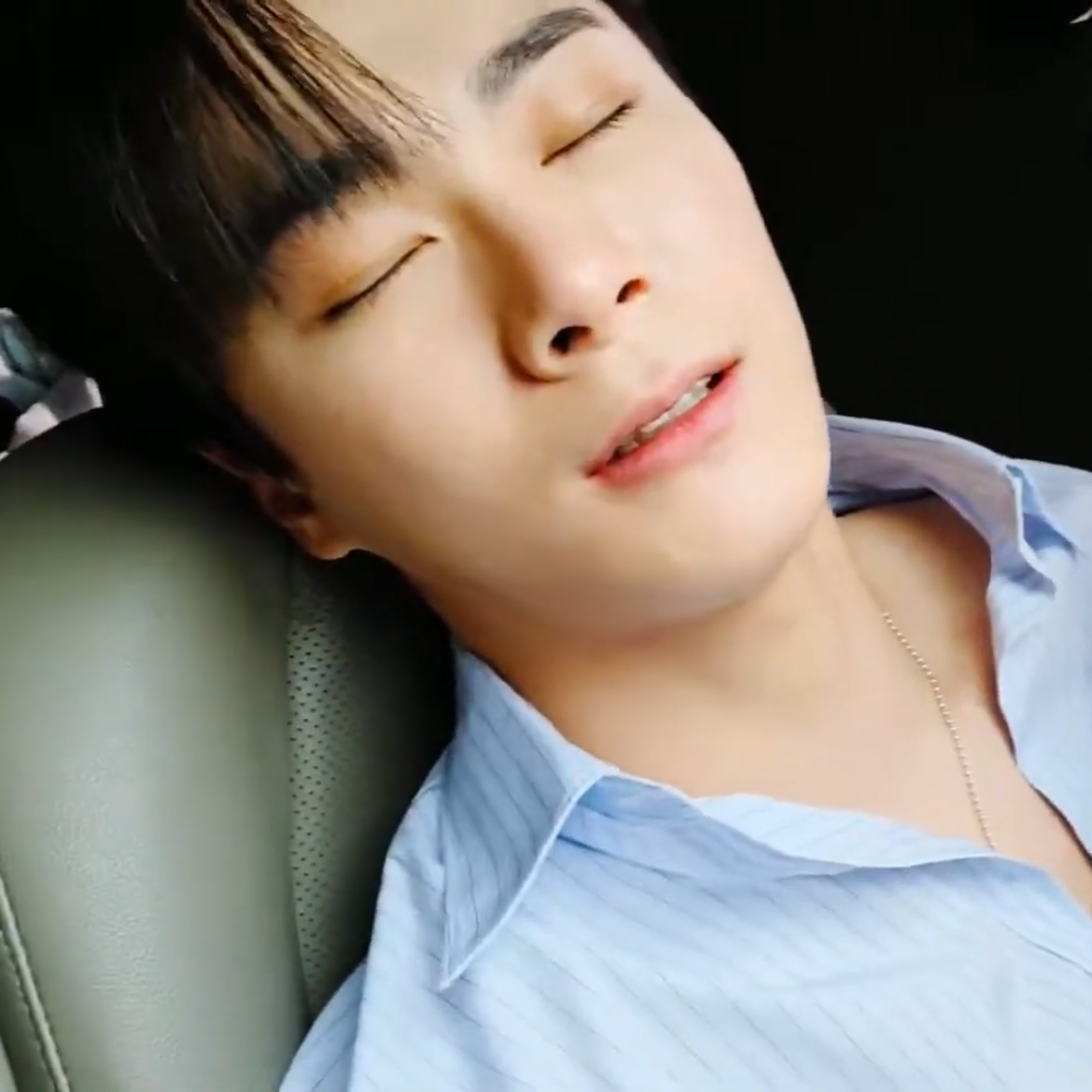 Recent activity shot of Moonbin (ASTRO)
