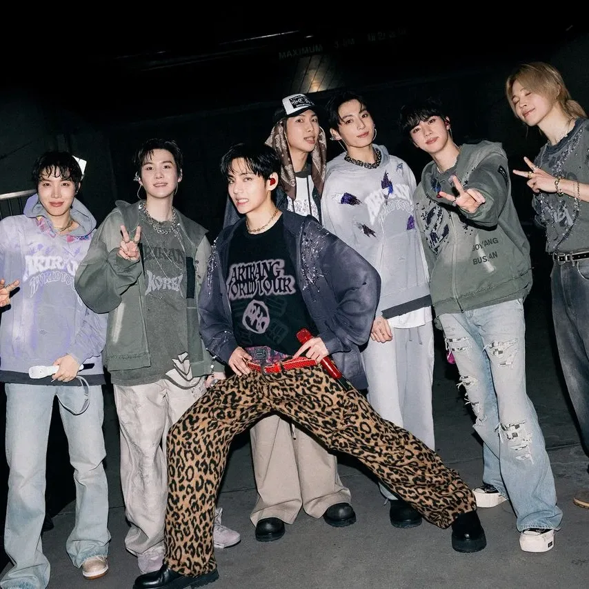 防弹少年团粉丝拍下的瞬间