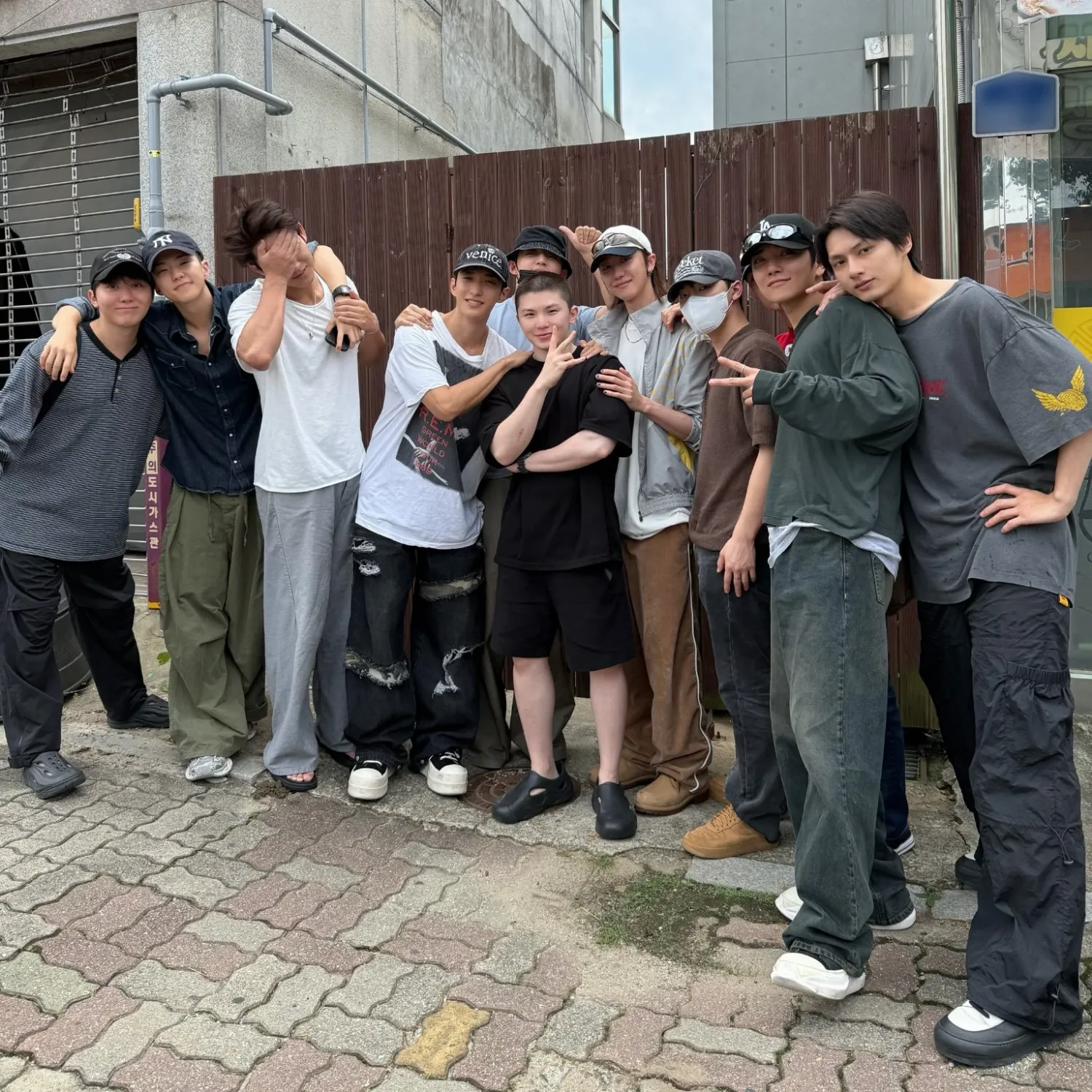 SEVENTEENの舞台裏ショット