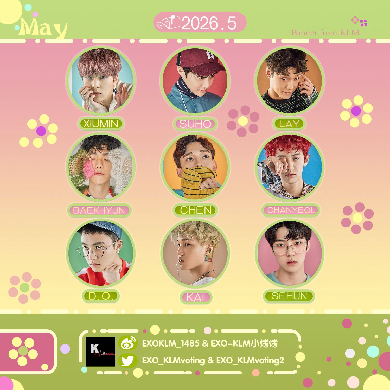 Foto aktivitas terbaru EXO