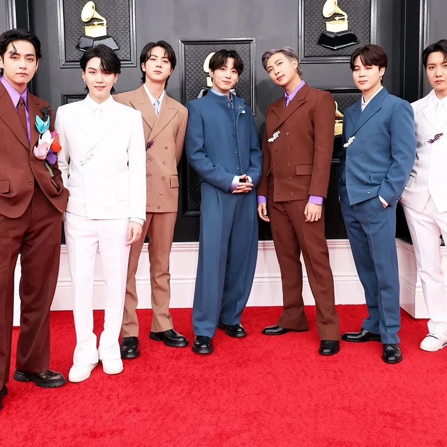 防彈少年團粉絲拍下的瞬間