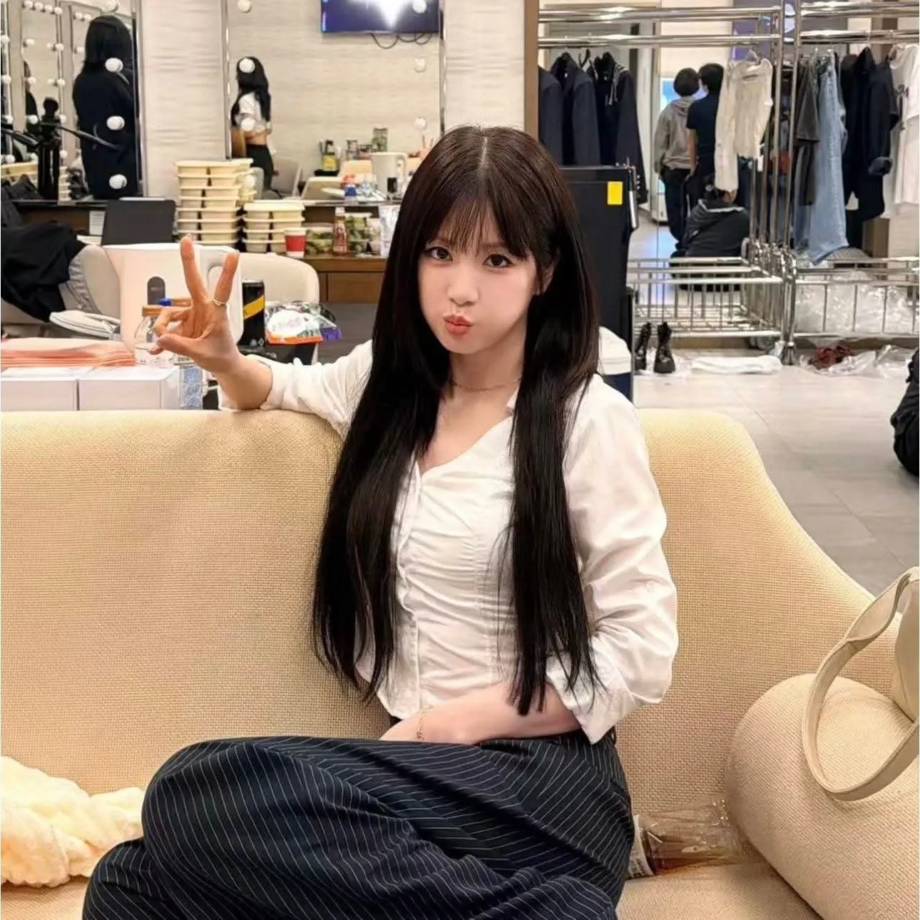 A moment captured by Park Chorong (Apink)'s fan