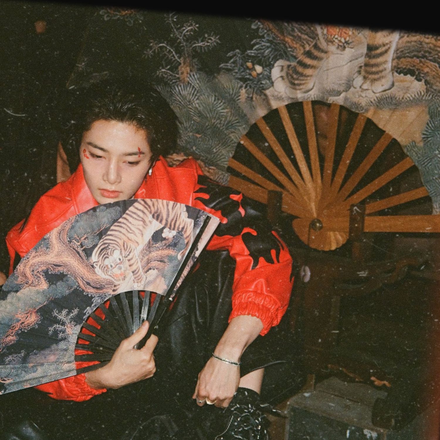 Recent activity shot of Changbin (Stray Kids)