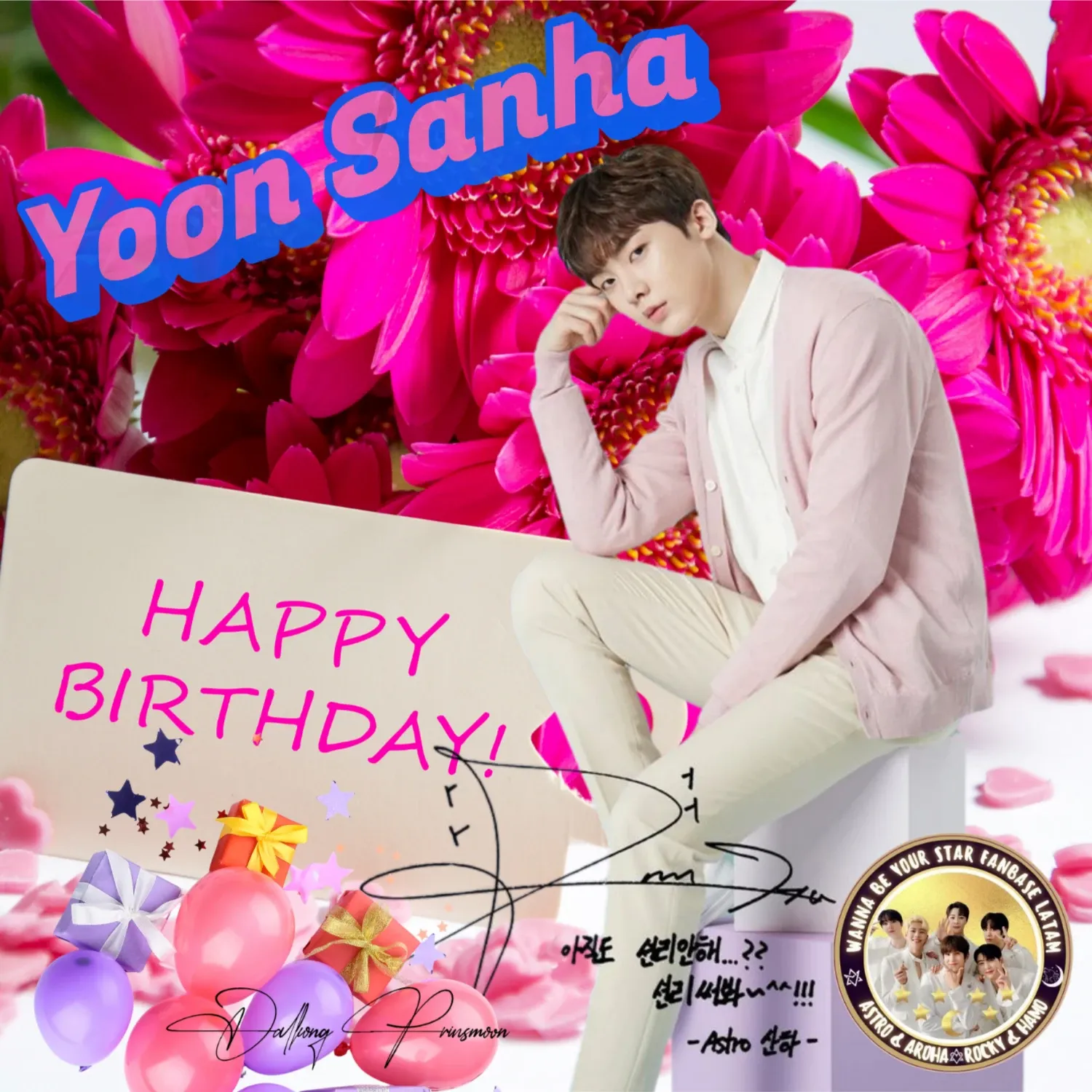 Recent activity shot of Sanha (ASTRO)