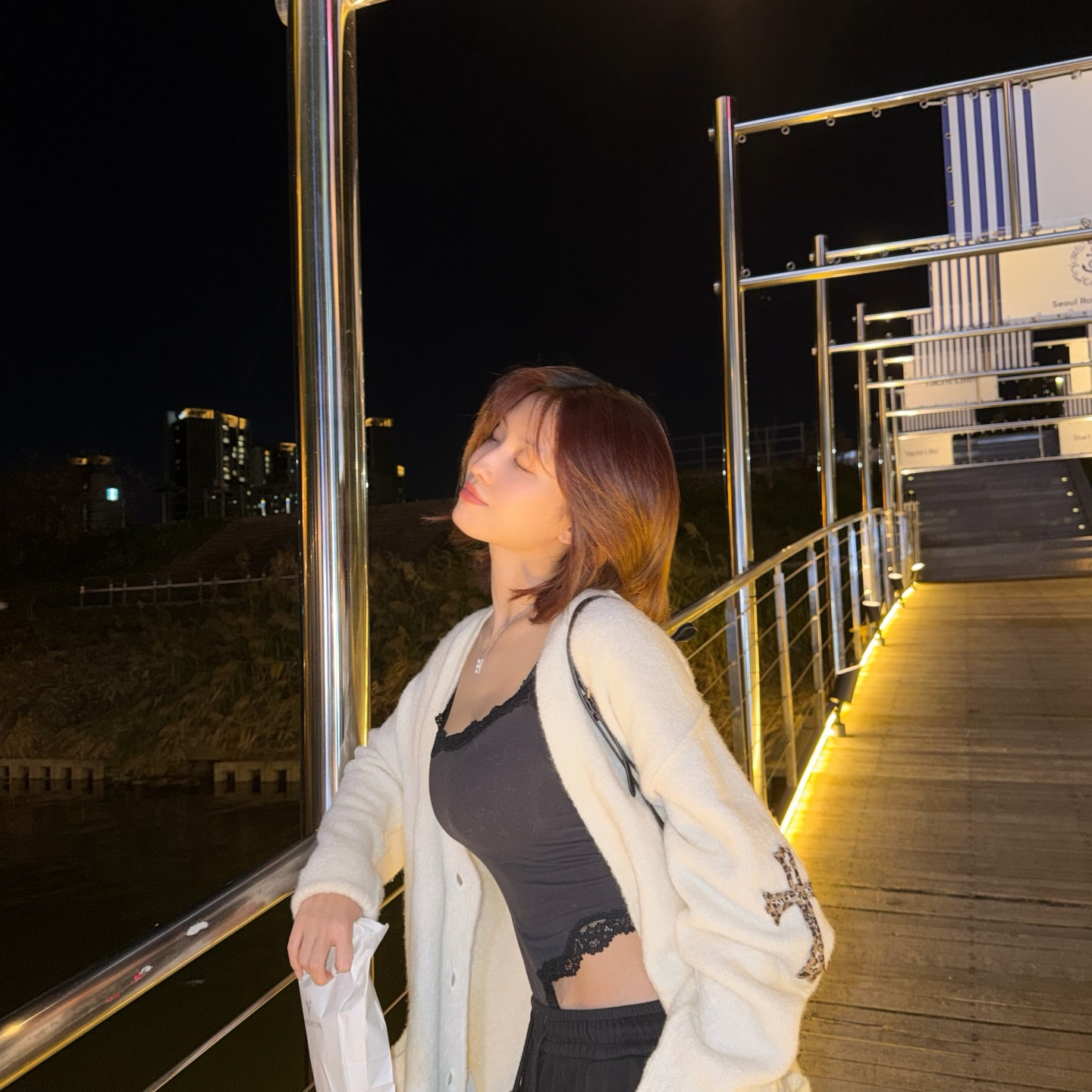 Recent activity shot of Momo (TWICE)