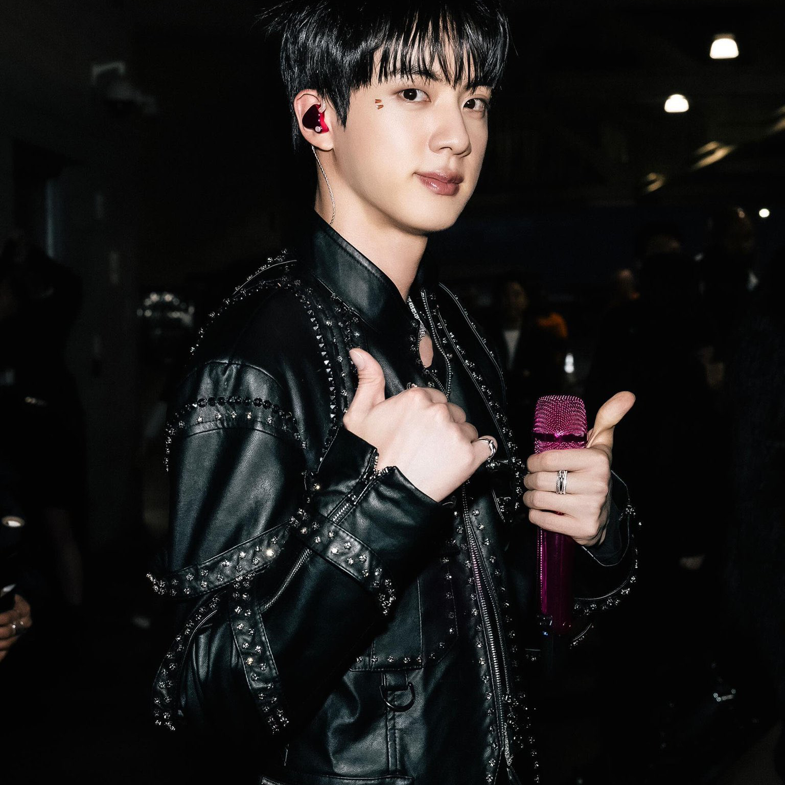 A moment captured by Jin (BTS)'s fan