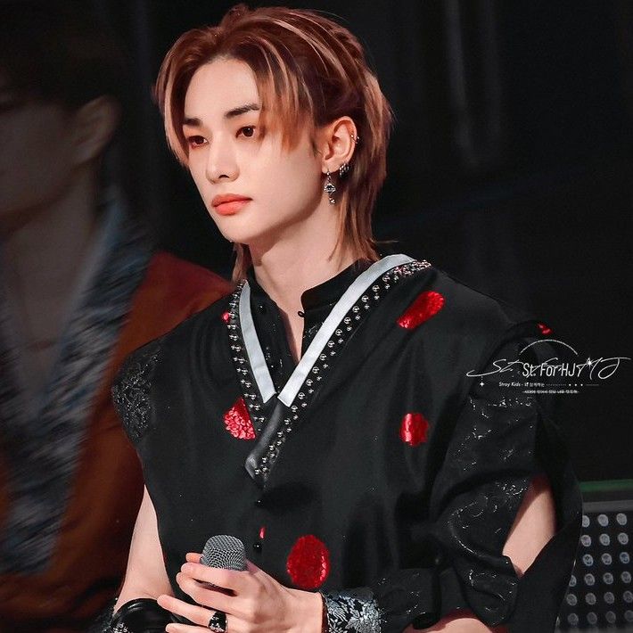 A moment captured by Hyunjin (Stray Kids)'s fan