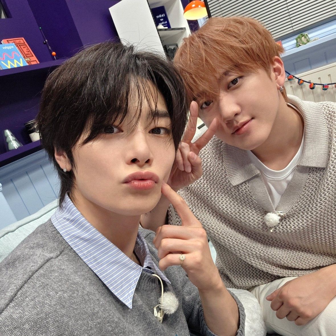 Recent activity shot of Changbin (Stray Kids)