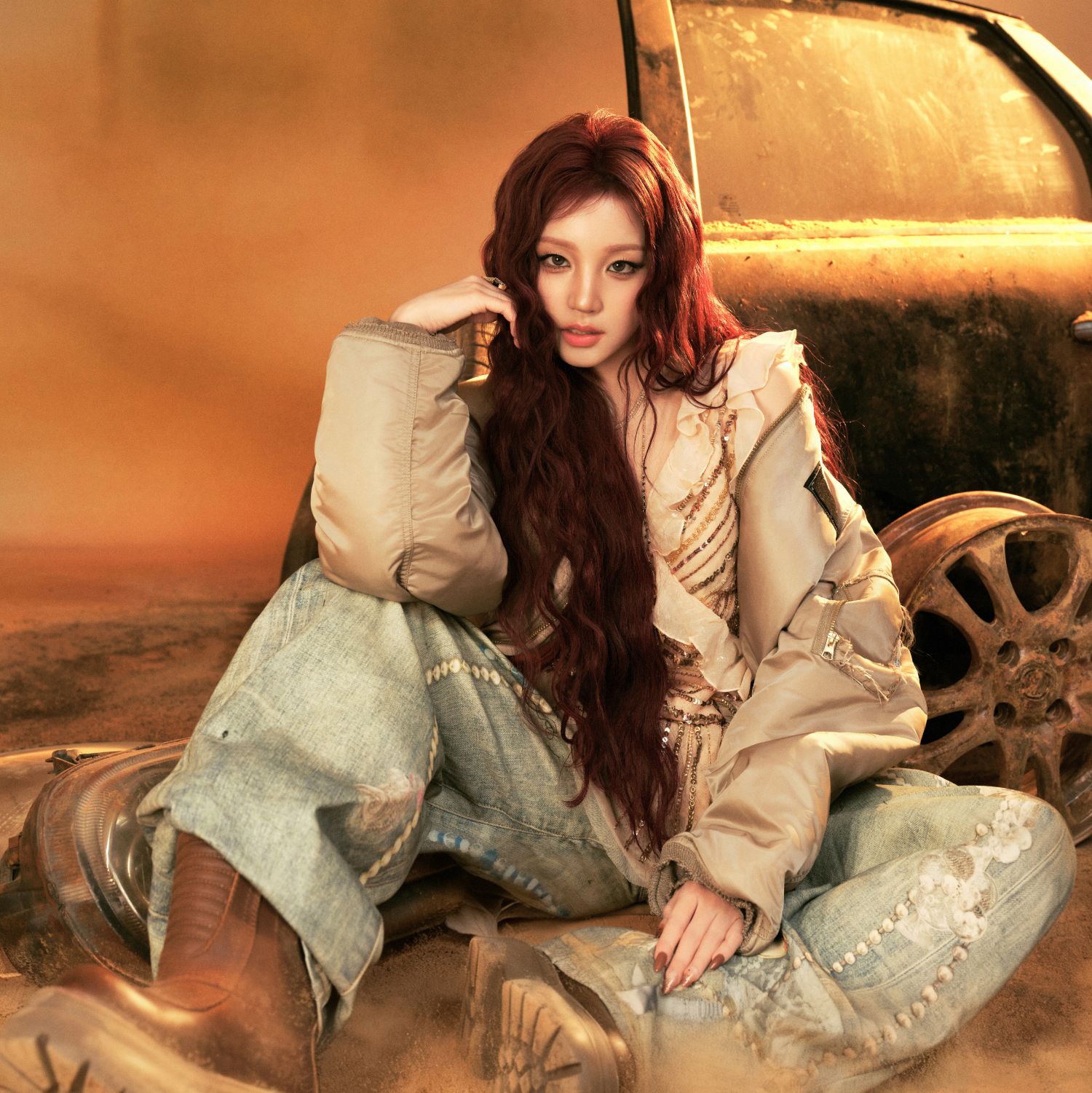 ウギ (i-dle)の舞台裏ショット