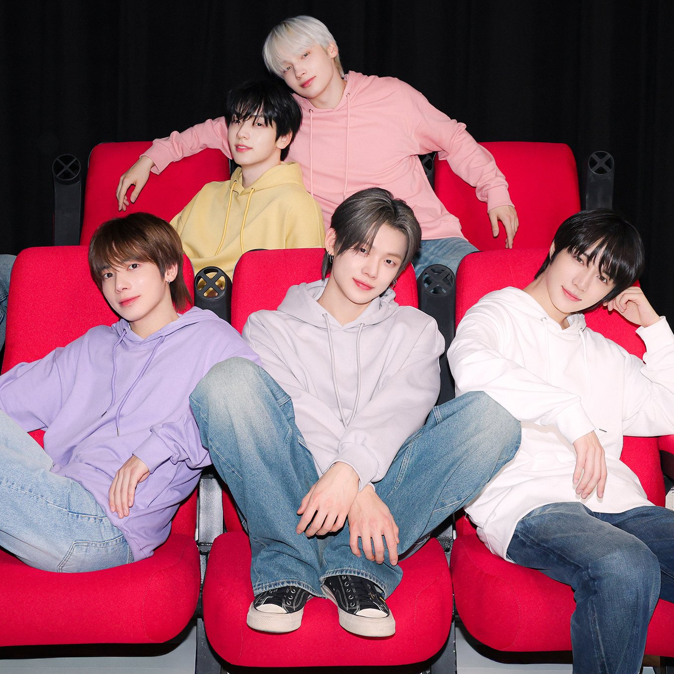 Recent activity shot of TOMORROW X TOGETHER