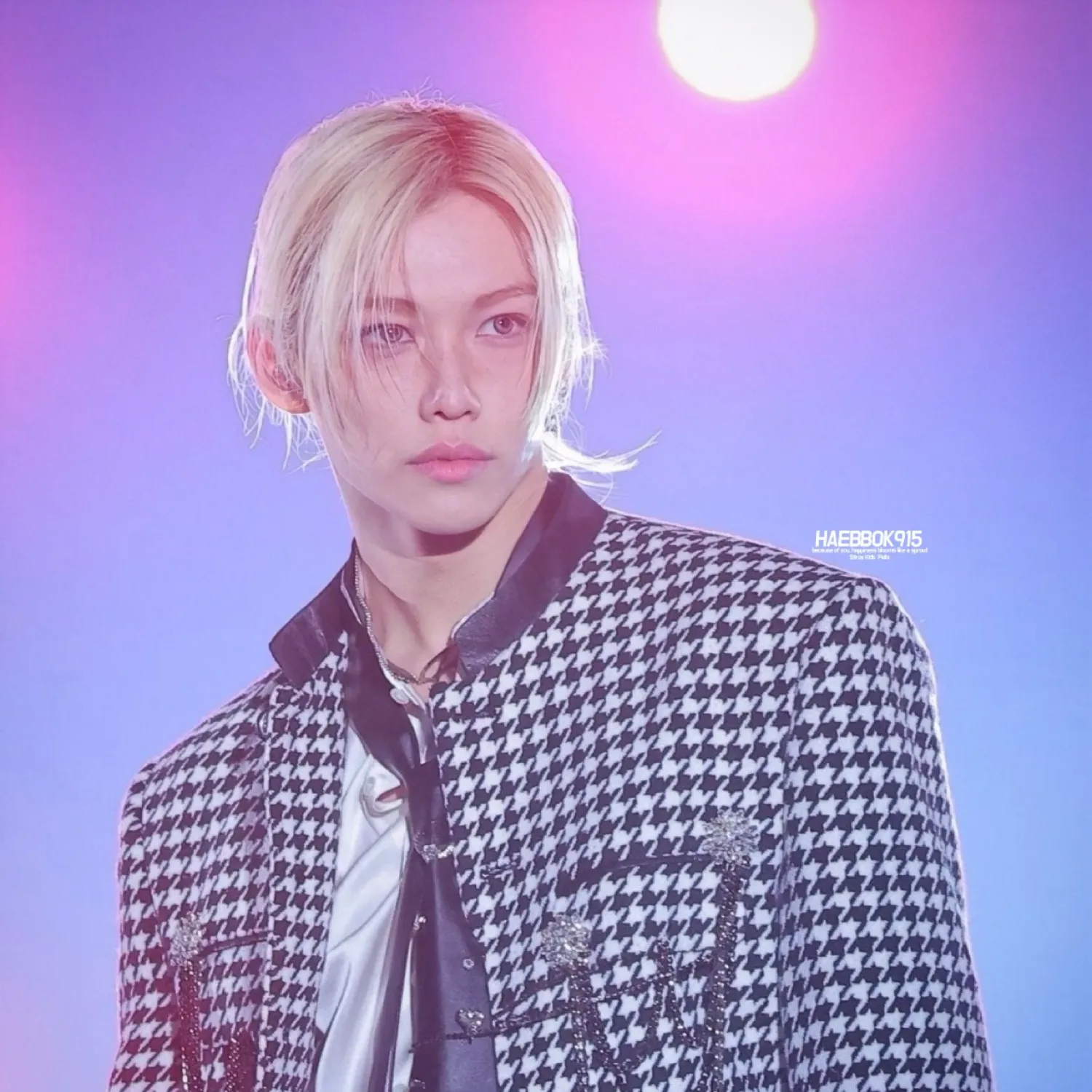 Recent activity shot of Felix (Stray Kids)