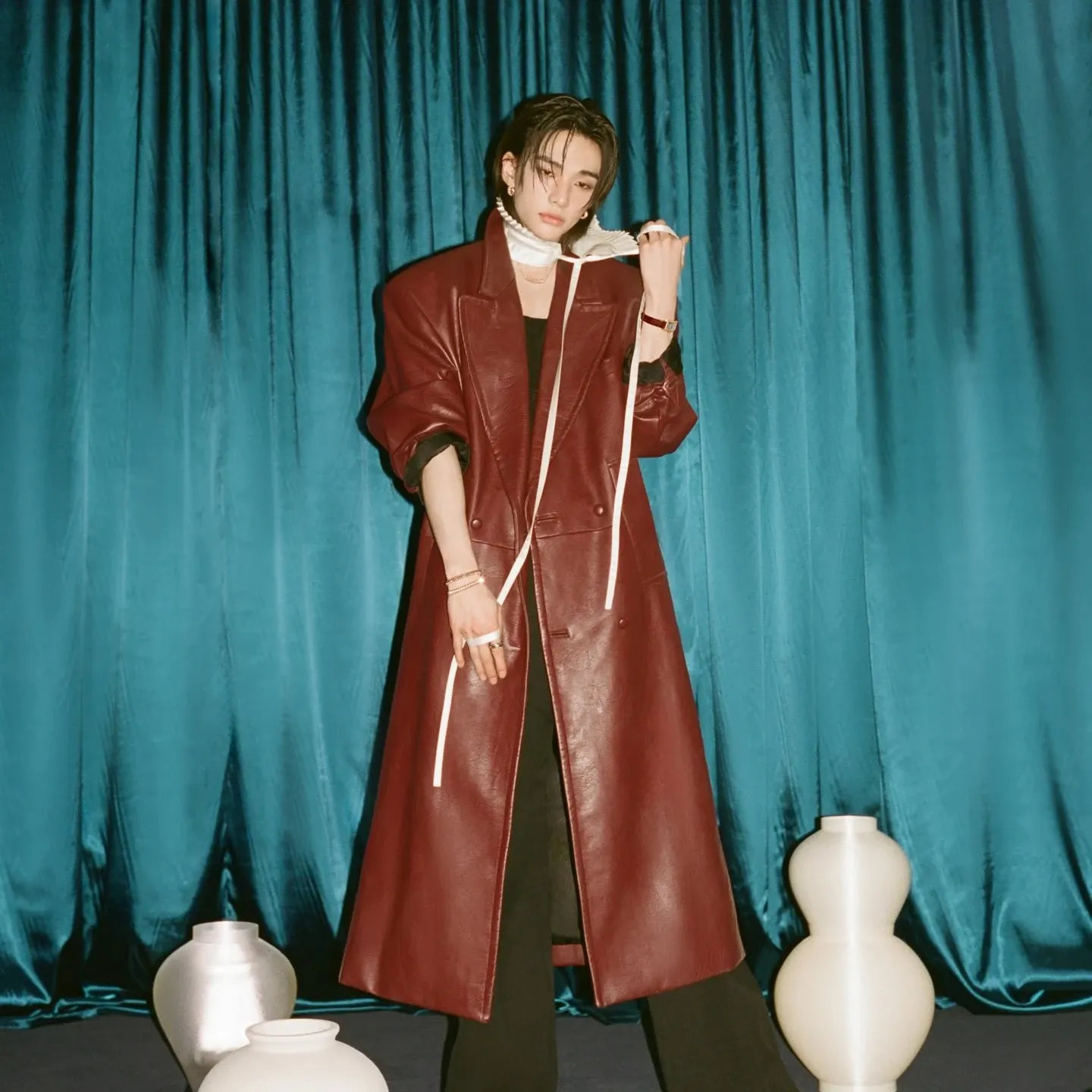 Behind-the-scenes cut of Hyunjin (Stray Kids)