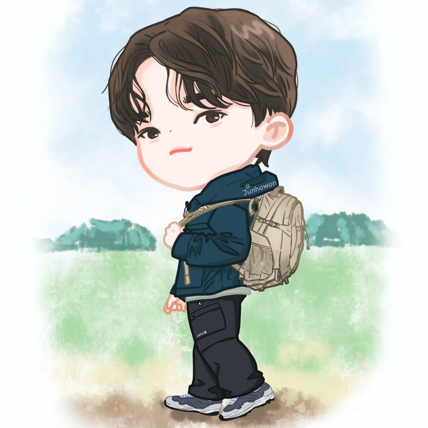A moment captured by Junho (2PM)'s fan