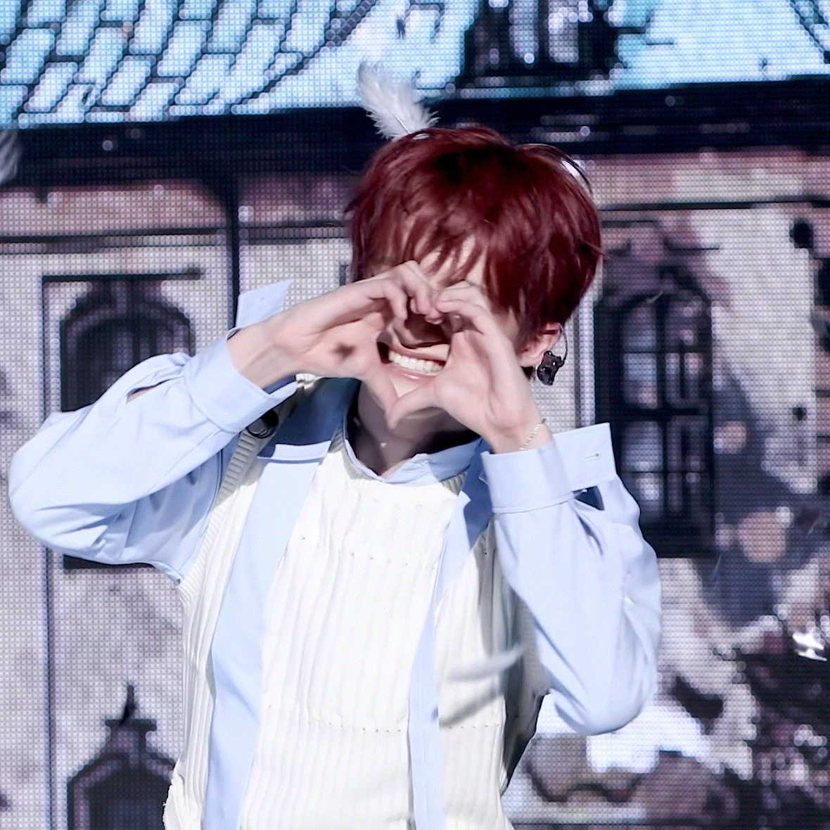 A moment captured by Jihoon (TWS)'s fan