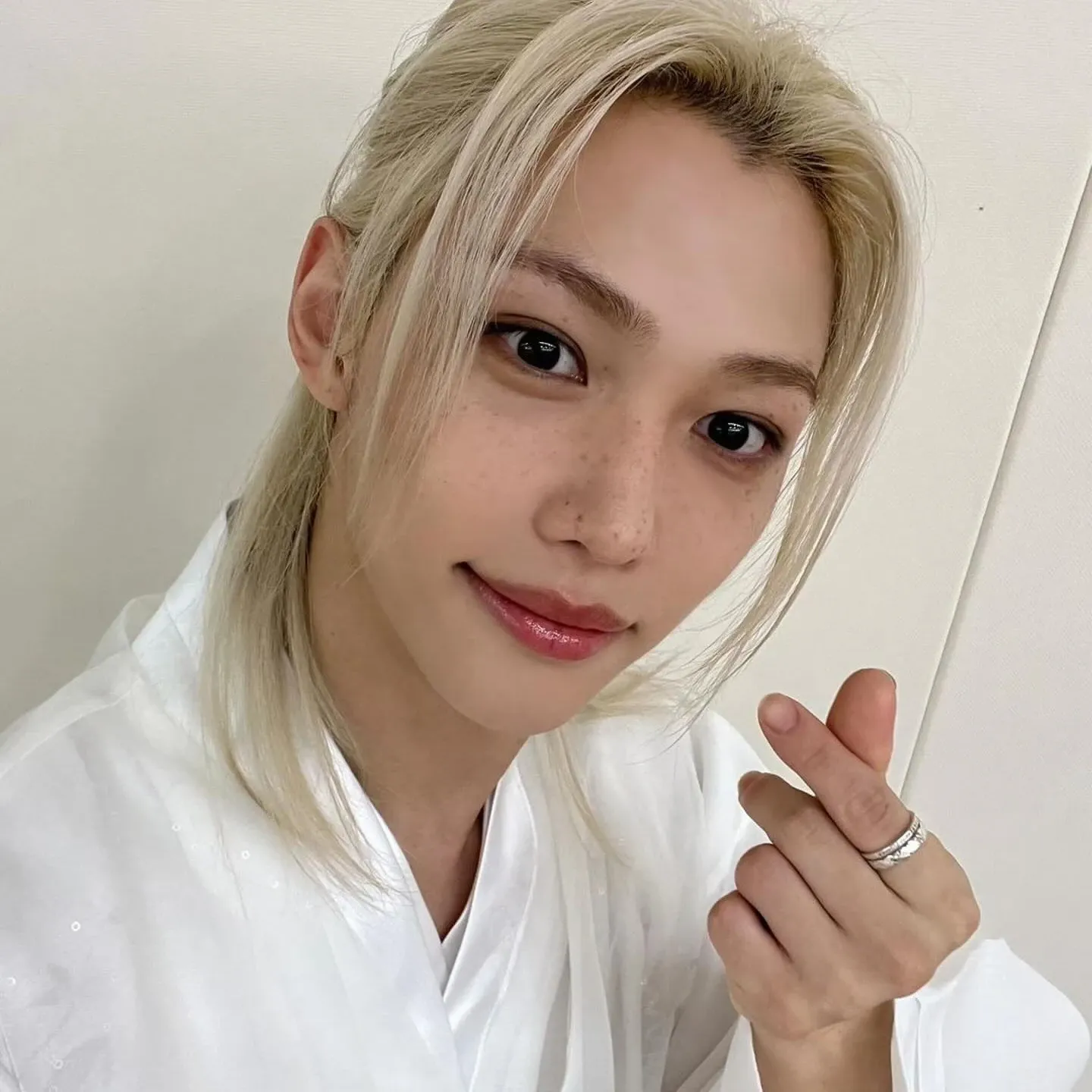 A moment captured by Felix (Stray Kids)'s fan