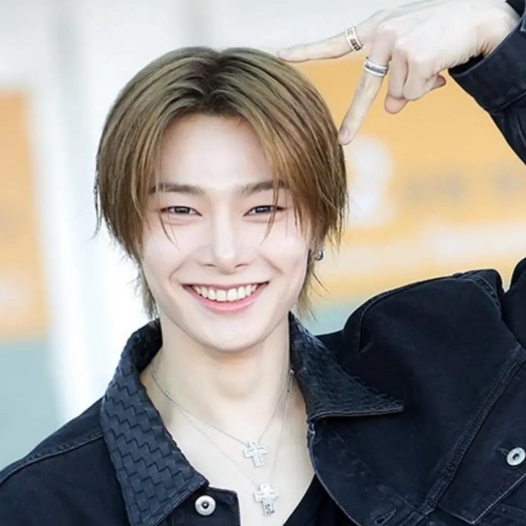 A moment captured by Stray Kids's fan