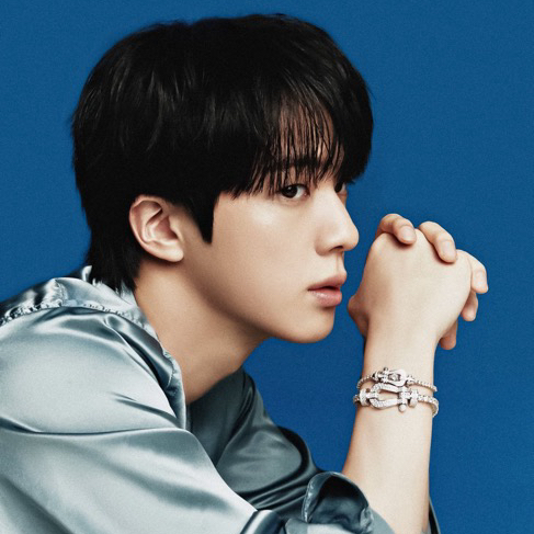 Recent activity shot of Jin (BTS)