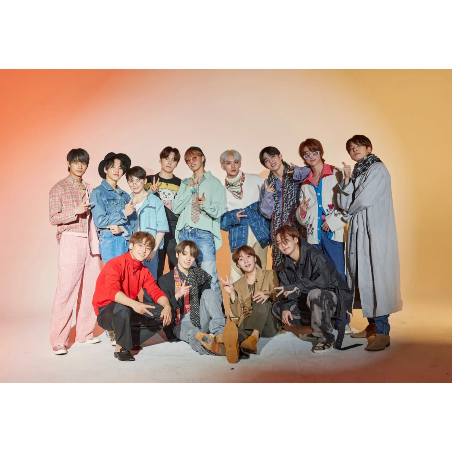 Recent activity shot of SEVENTEEN