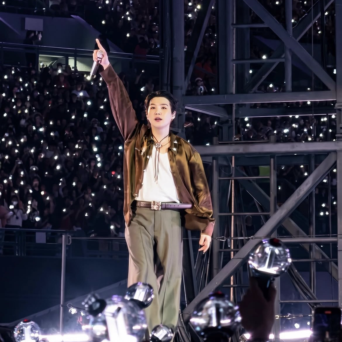 Momen yang diabadikan oleh penggemar SUGA (BTS)