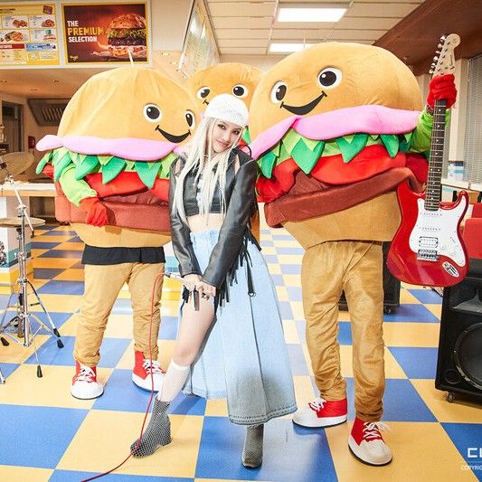 Recent activity shot of Soyeon (i-dle)