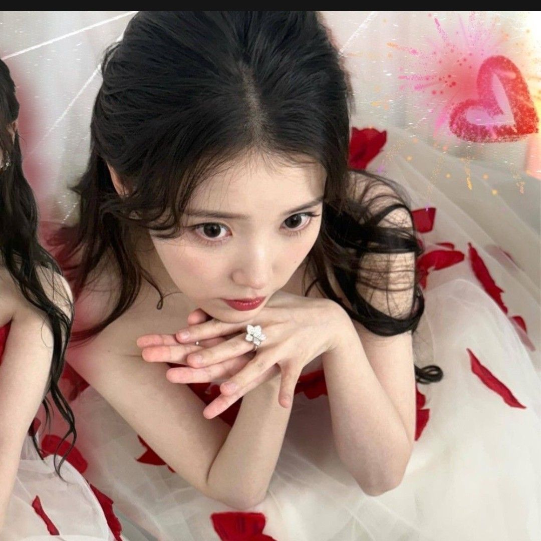 IUの舞台裏ショット