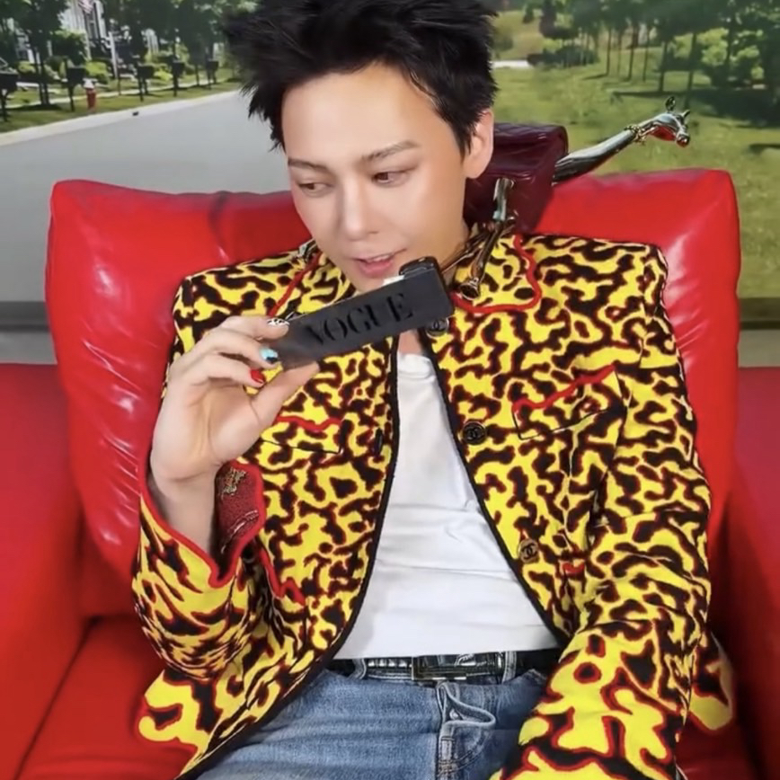 Behind-the-scenes cut of G-DRAGON (BIGBANG)