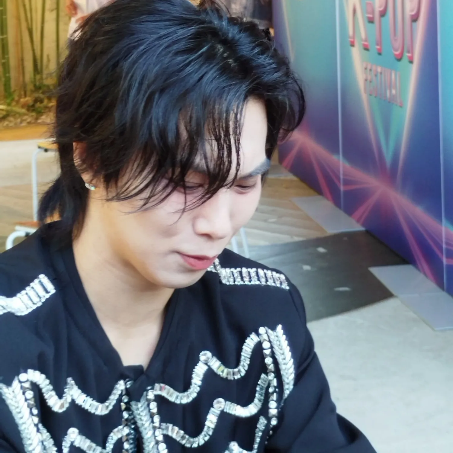 A moment captured by Rocky's fan