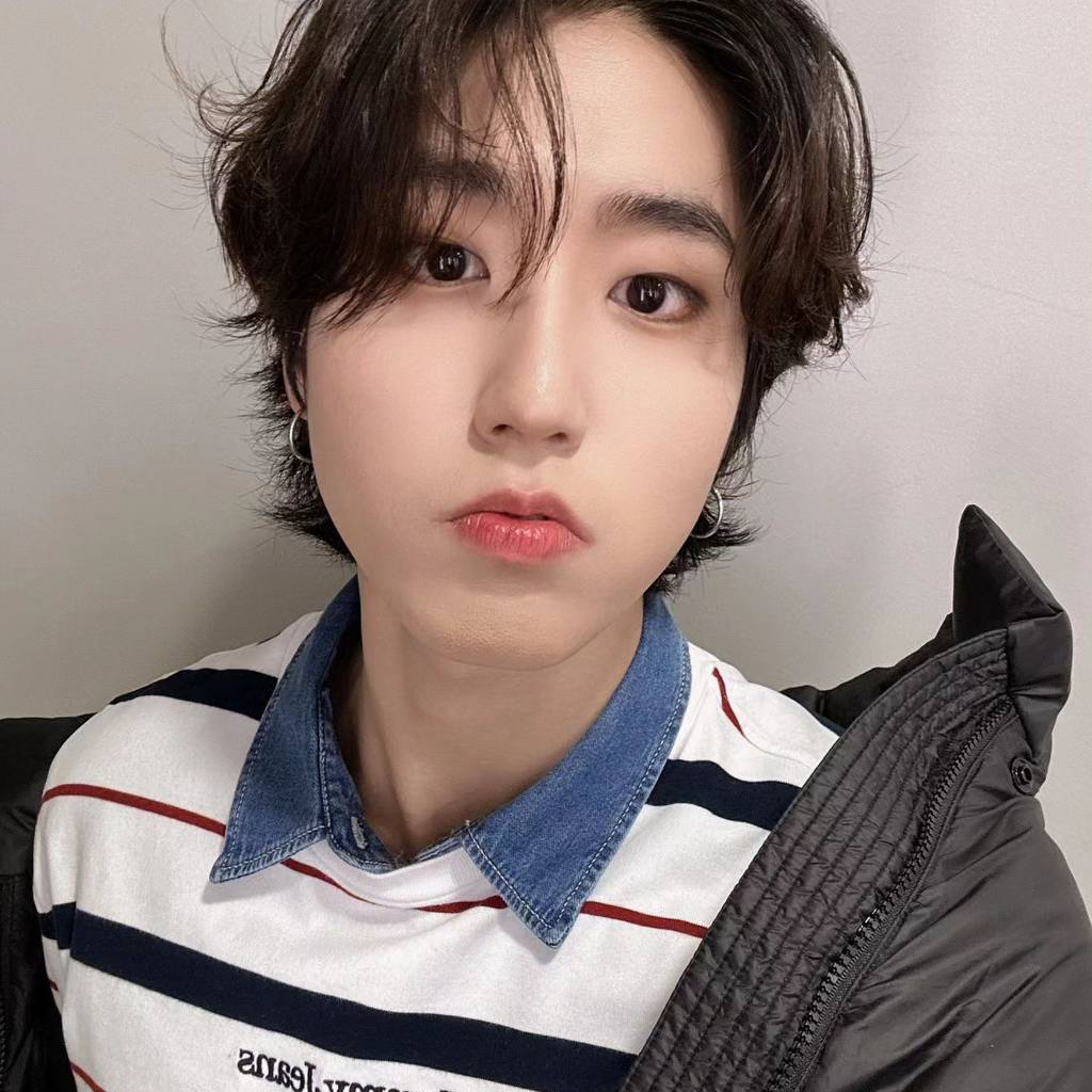 A moment captured by Stray Kids's fan