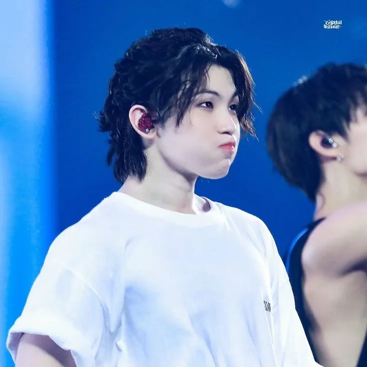 Recent activity shot of Woozi (SEVENTEEN)