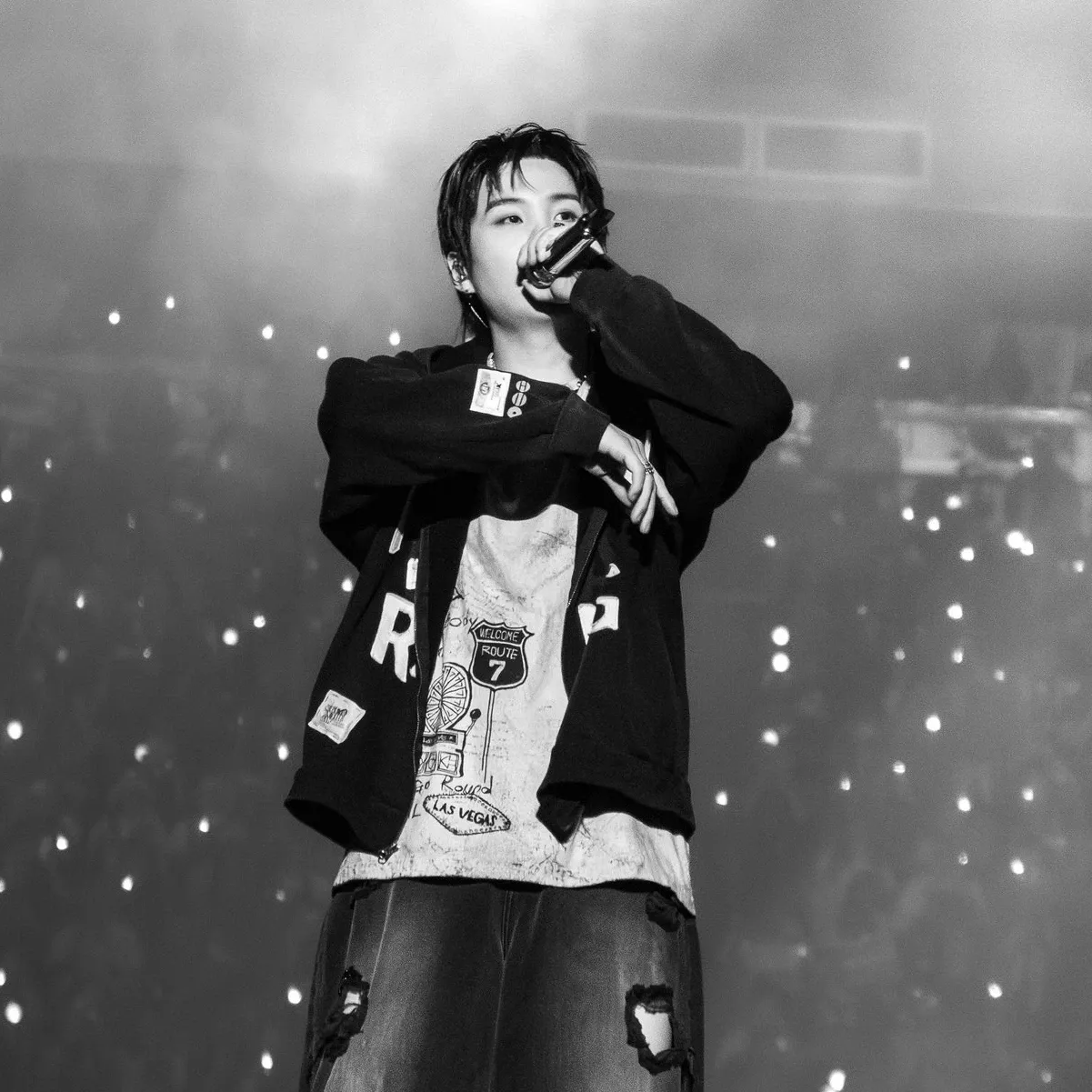 Momen yang diabadikan oleh penggemar SUGA (BTS)