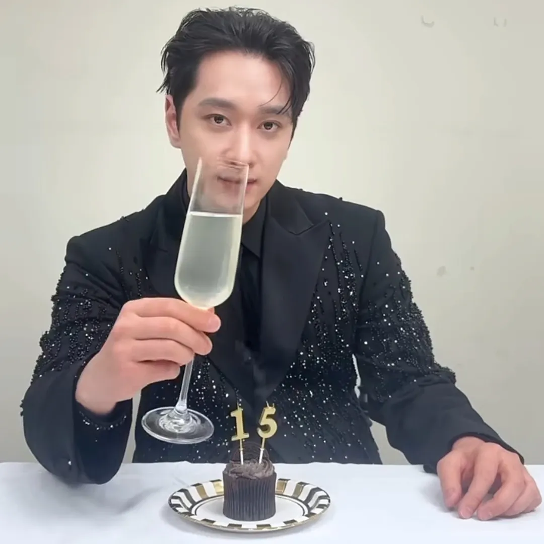 Recent activity shot of Chansung (2PM)