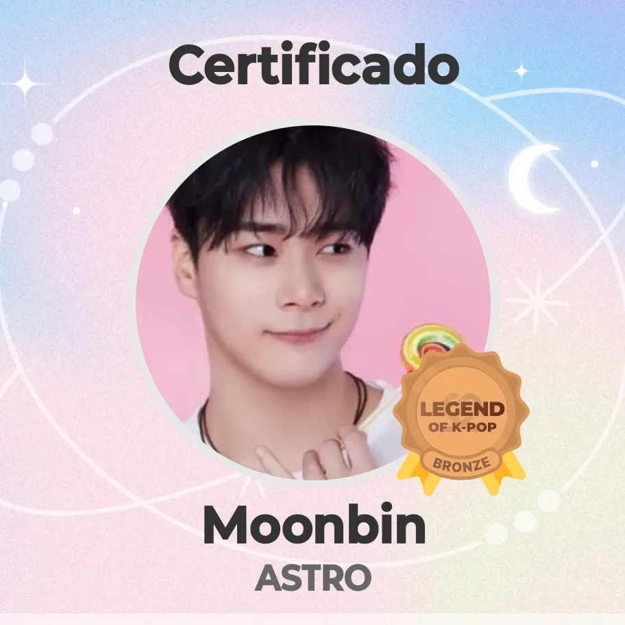 Recent activity shot of Moonbin (ASTRO)