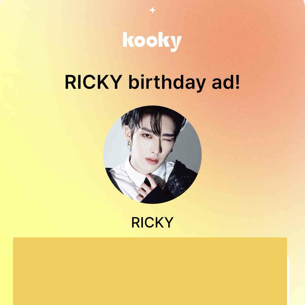 Latest photo of Ricky (ZEROBASEONE)