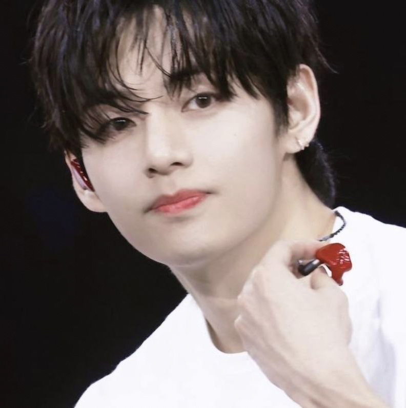 A moment captured by V (BTS)'s fan