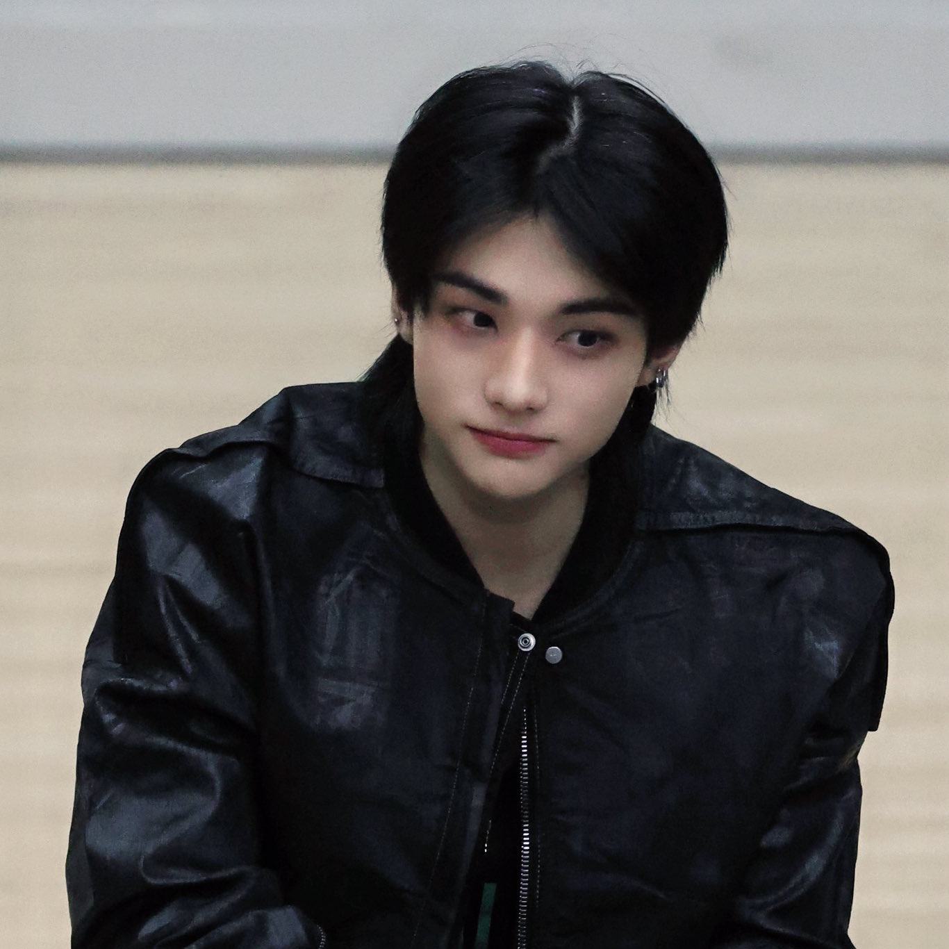 A moment captured by Hyunjin (Stray Kids)'s fan