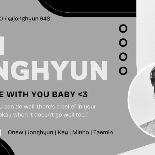 Latest photo of Jonghyun (SHINee)