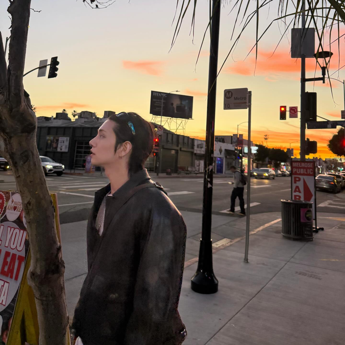 A moment captured by Joshua (SEVENTEEN)'s fan