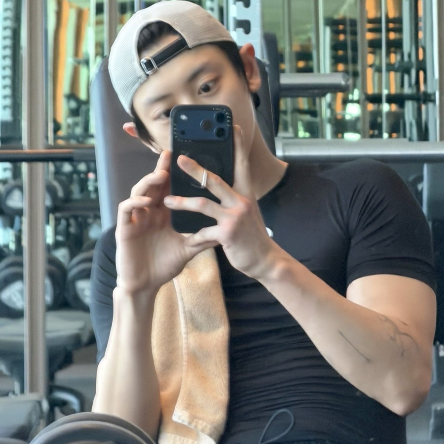 A moment captured by Chanyeol (EXO)'s fan