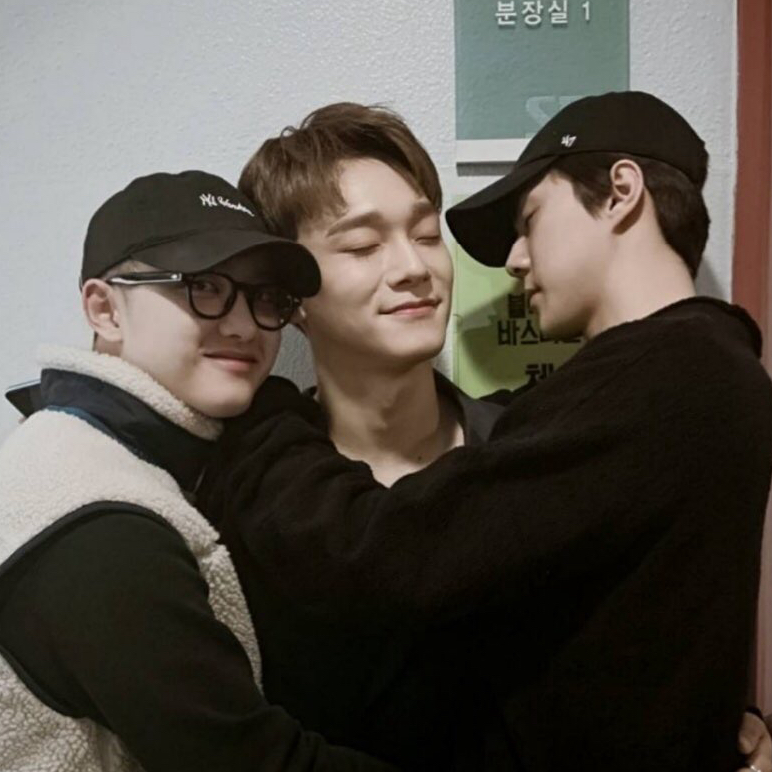 Recent activity shot of Chen (EXO)