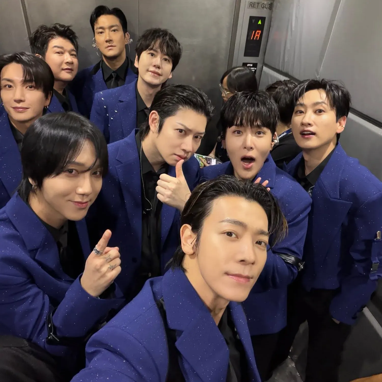 슈퍼주니어의 비하인드 컷