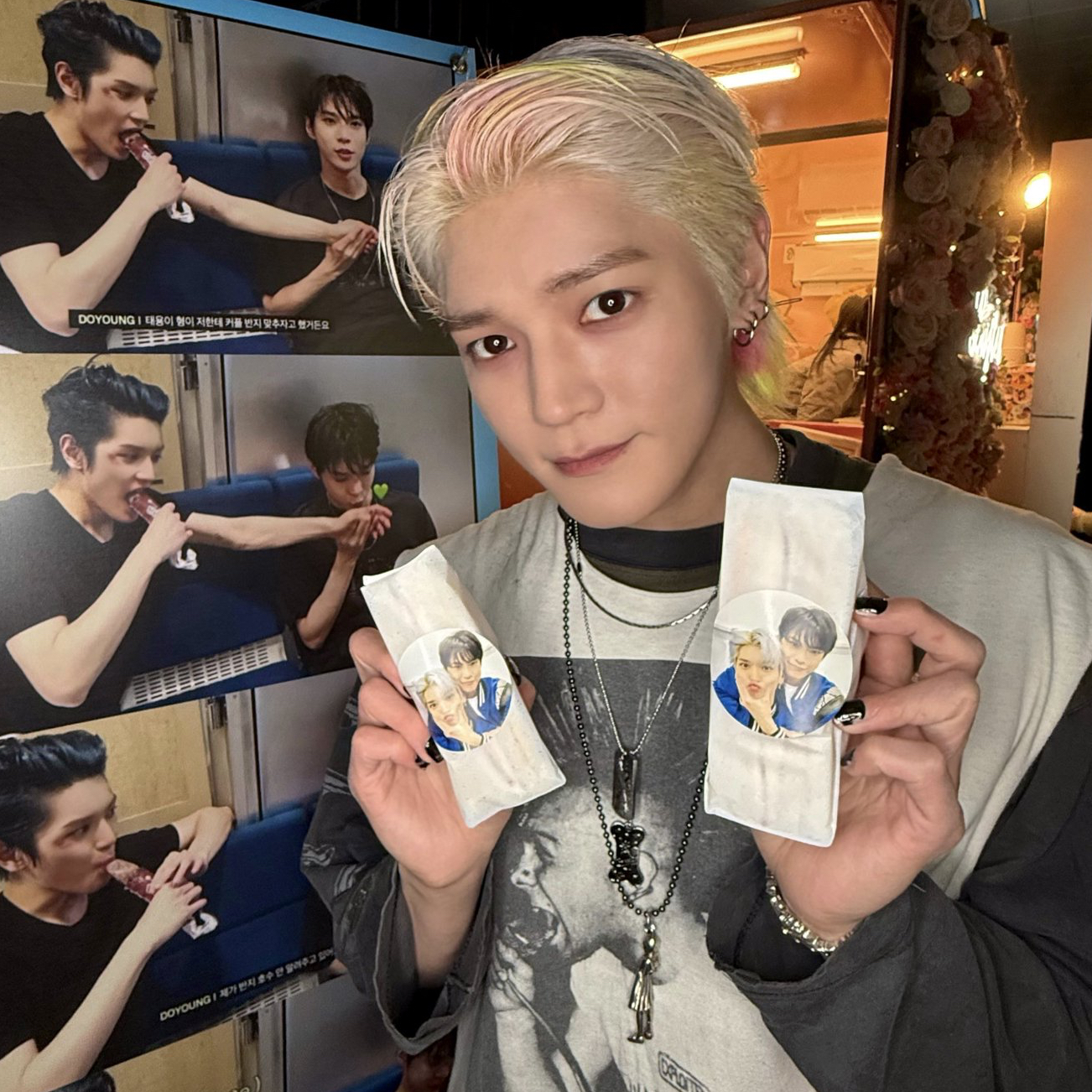 A moment captured by Taeyong (NCT 127)'s fan